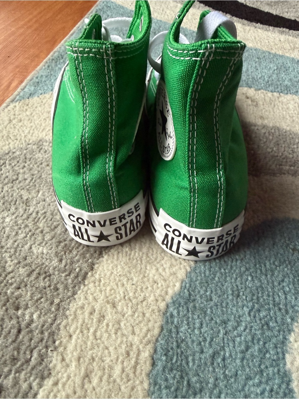 Converse Green High Top All Star Sneakers